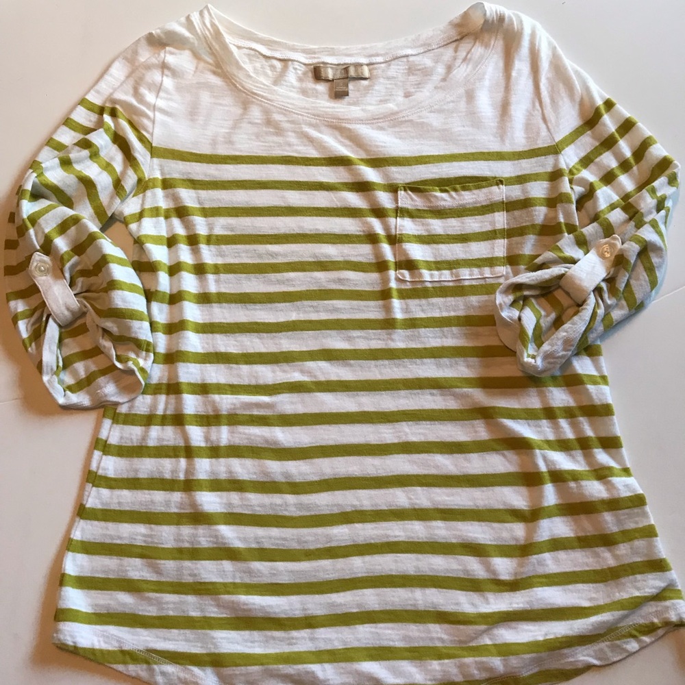 Banana Republic striped cotton top